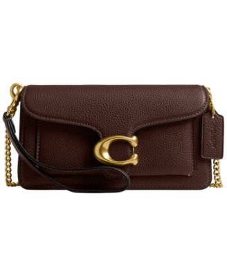 Bolsa Coach Tabby chain 19 marrom