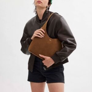 Bolsa Brooklyn Shoulder 28 Suede maple