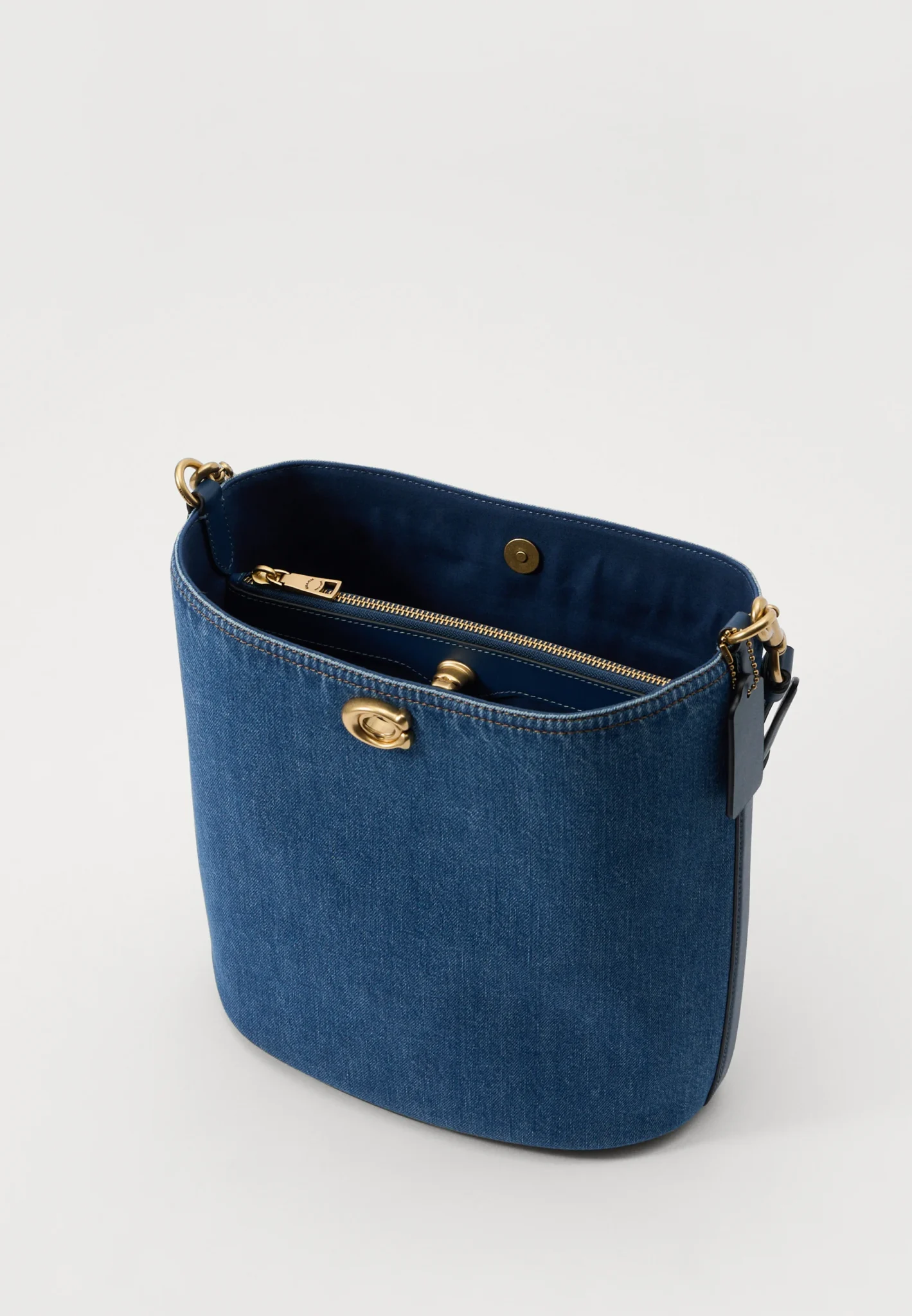Bolsa Coach Willow bucket denim - Imagem 3