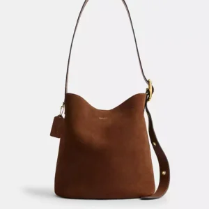 Bolsa Coach Bleecker suede