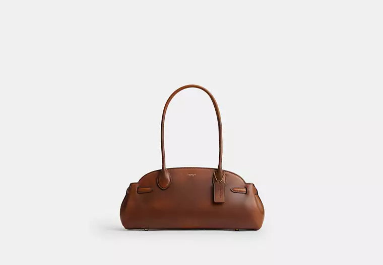 cen64_b4br_a0 Bolsa Coach Empire 34 brass/marrom - Imagem 1