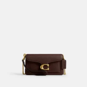 Bolsa Coach Tabby chain 19 marrom