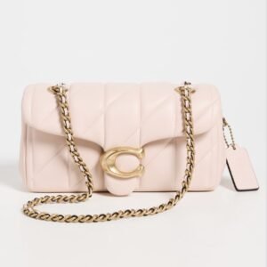 Bolsa Coach Tabby 20 Quilting cream