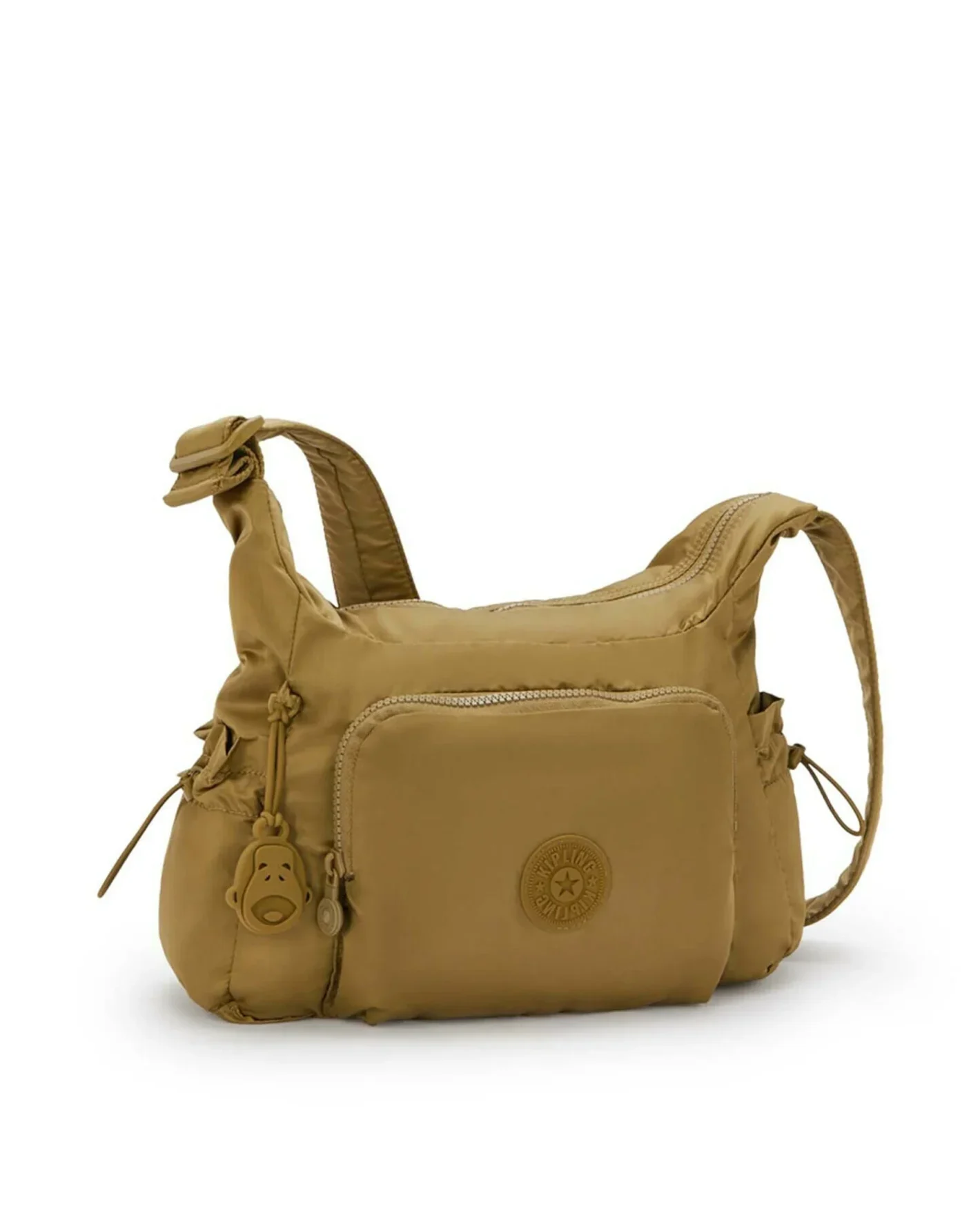 11de320eda7d491fa206bf8a01be46ef Bolsa Kipling Gabb S Goldish brown - Imagem 1