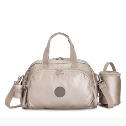 BOLSA KIPLING CAMAMA ROSÊ - maternidade