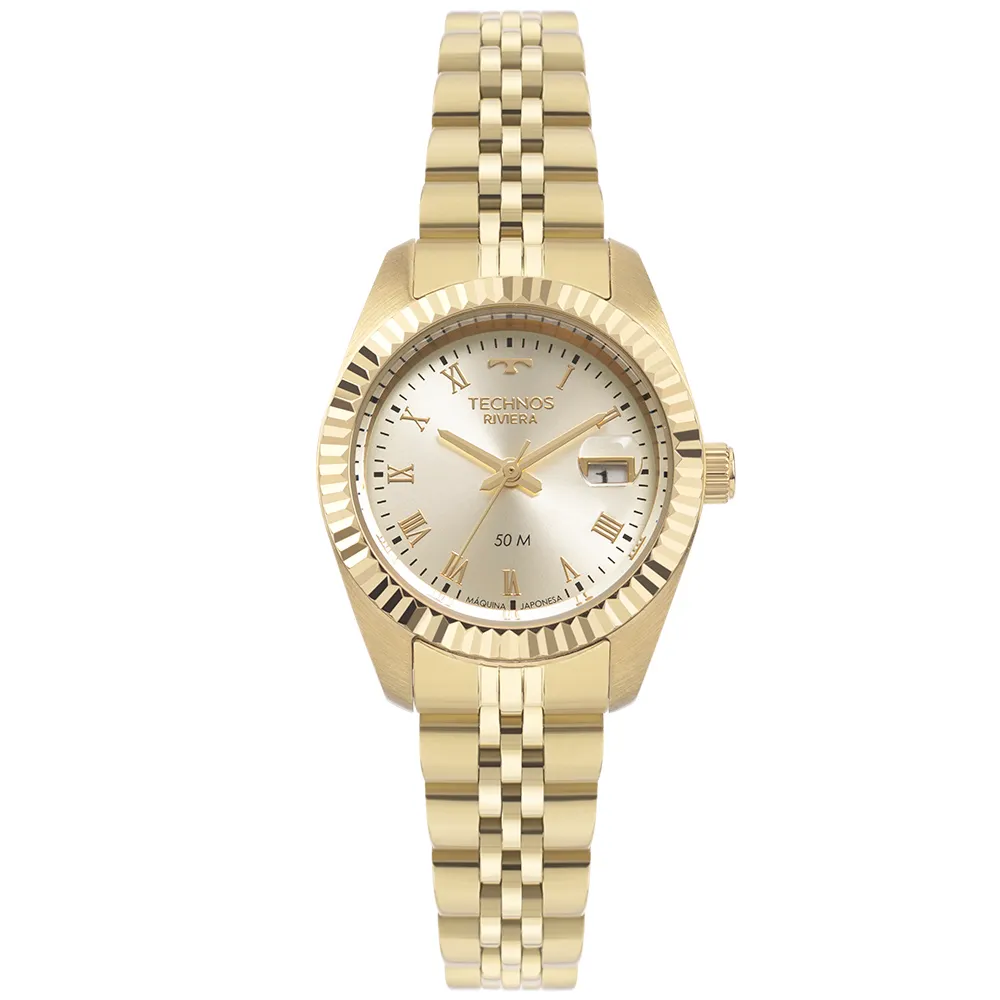 Relógio Technos Riviera Dourado 2015CEL/1X