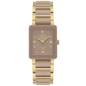 Relógio Technos Cerâmica Dourado 2035NCQ/2N