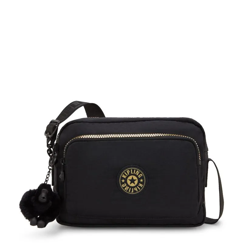 210644-800-auto Bolsa Kipling Abanu M Zip Preto - Imagem 1