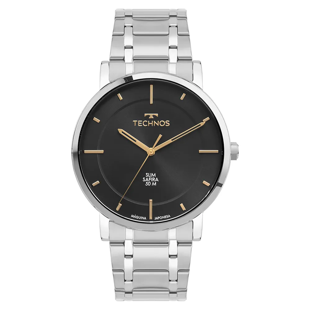 Relógio Technos Masculino Slim GL32AY/1P