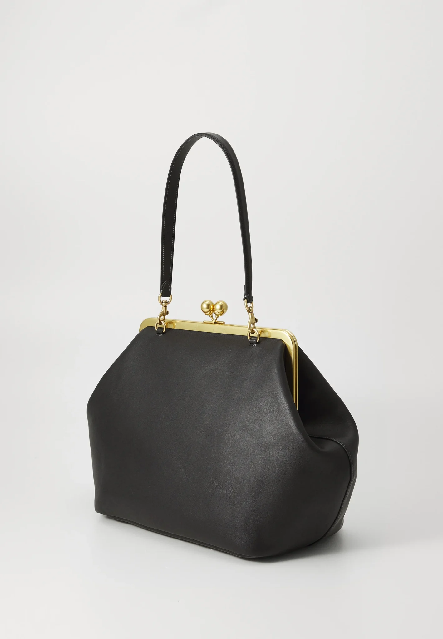 Bolsa Coach Large Kisslock Frame Preto - Imagem 5