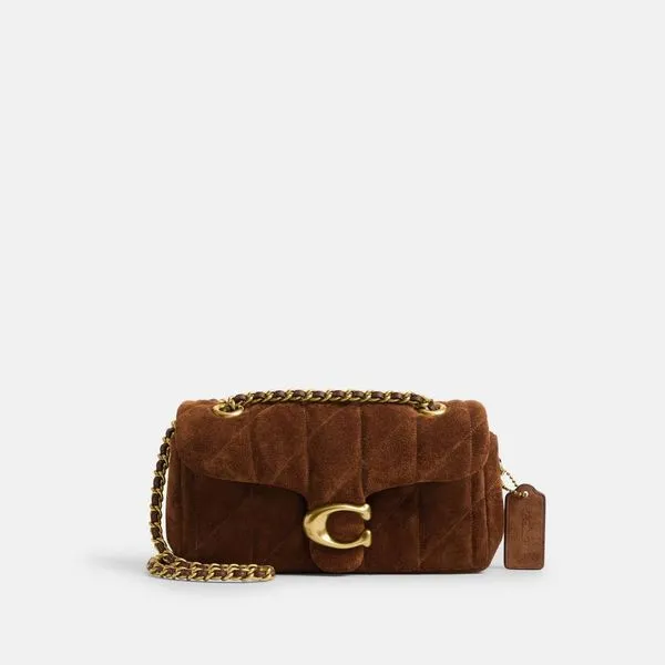 Bolsa Coach Tabby 20 Quilting Suede