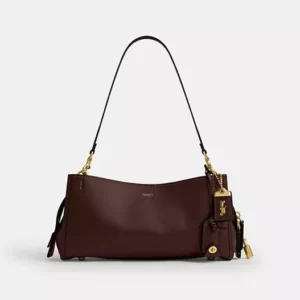Bolsa Coach Rogue 34 marrom