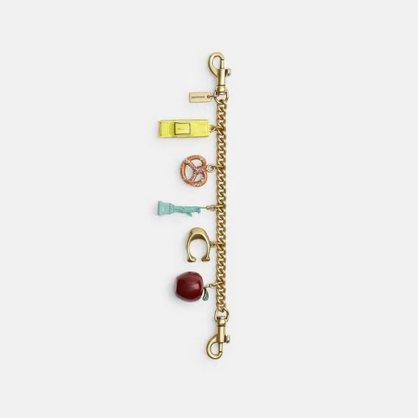 Chaveiro Coach NY Motif Chain