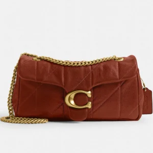 Bolsa Coach Tabby 26 Quilted Coach pecan