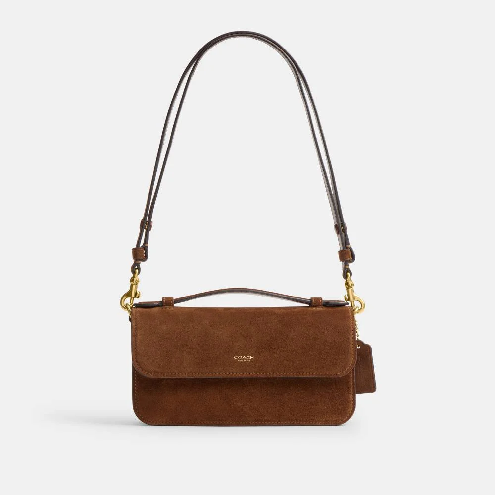 338417-1 Bolsa Coach Elora suede - Imagem 1