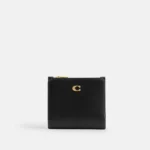 Carteira Coach slim billfold preta