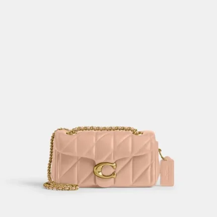 Bolsa Coach Tabby 20 Quilting cream