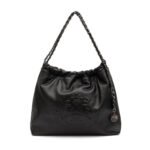 Bolsa Dayse Hobo couro preta