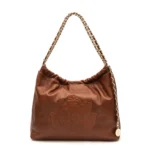Bolsa Isla Dayse Hobo em couro caramelo estonado