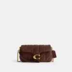 Bolsa Coach Tabby quilting dark suede